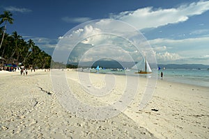 White beach boracay island philippines