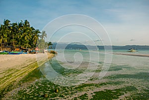 White beach. Boracay island. Philippines.