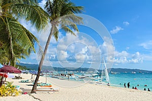 White Beach. Boracay, Philippines.