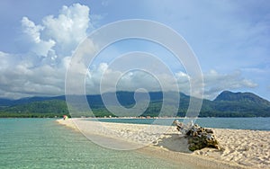 White beach on the island of Camiguin