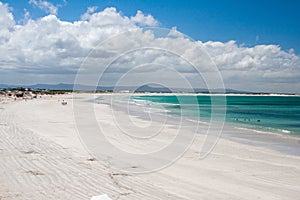 White beach sand at Arniston