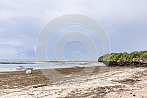 White Beach Sand Fields Meadows Landscape Seascape Nature In Indian Ocean Malindi Kilifi County Kenya East Africa