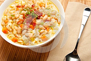 White Bean and Pasta Soup