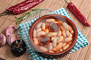 White beans with sausage