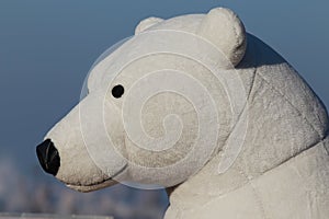 White bear toy