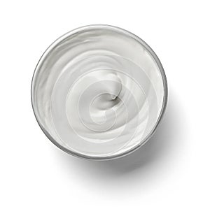 White beauty cream cosmetics yoghurt mil diary