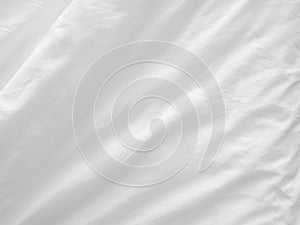 White bed sheets