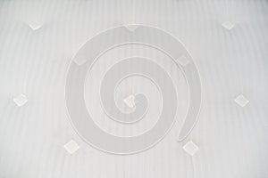 White Bed surface with square and line texture for background