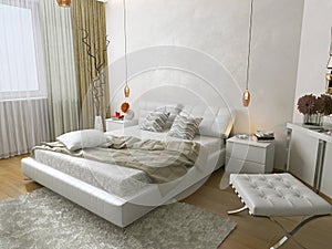 White bedroom