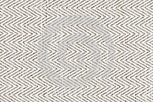 White,beige with brown colors fabric sample Herringbone,zigzag pattern texture backdrop.Fabric strip line,Herringbone pattern desi