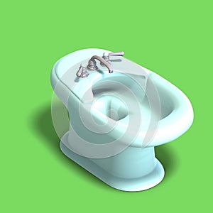 White bidet