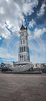 the white big clock in Sumatra Barat