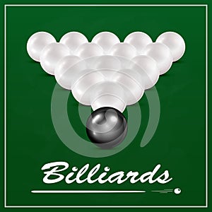 White billiard balls
