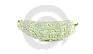 White Bitter melon on white background