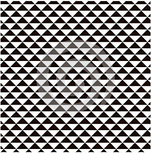 White and black geometric trigonal seamless background design element