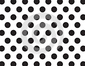 White and Black Polka Dots