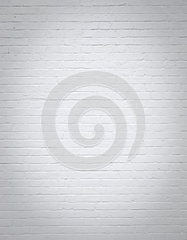 White blank brick wall vertical background