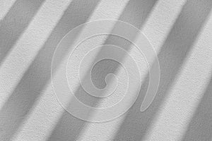 White blank canvas with striped shadows texture and background
