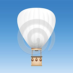 White Blank Captive Balloon