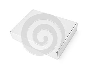 White blank carton pizza box