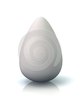 White blank egg