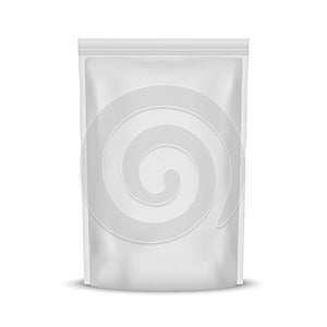 White Blank Foil Food Bag Packaging