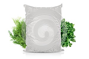 White Blank Foil Food Bag