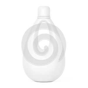 White Blank Plastic Bottle for Bleach, Liquid Laundry Detergent