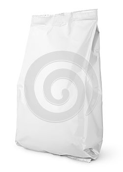 White blank Snack bag package