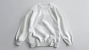 The white blank sweatshirt.AI generated image
