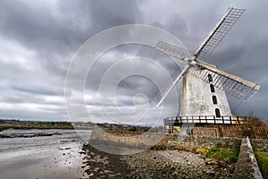 White Blenerville windmill