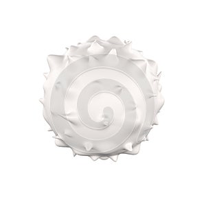 White blood cell 3d realistic icon analysis. Leukocytes medical illustration isolated transparent png background