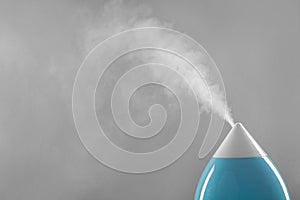 White-blue air humidifier.