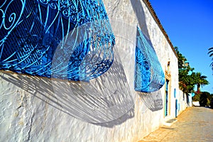 White and blue architecture in Sidi Bou Said