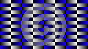 White and Blue gradient checkered background, moving stripes creating illusion background