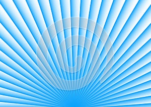 White and Blue Sector Pattern for Abstract Background