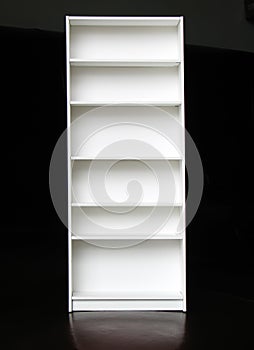 White bookcase