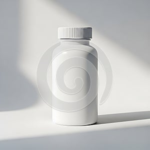 White Bottle with Cap
