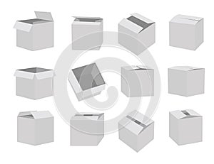 White box mockup.