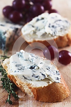 Blue Cheese Canapes