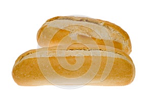 White bread bun