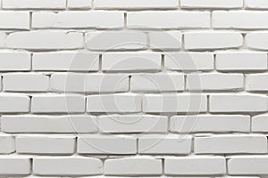 White Brick Texture Clean Grid Soft Grout