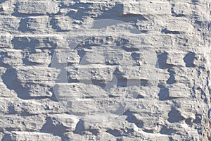 White brick wall