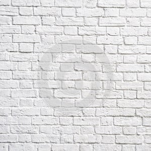 Bílý cihla stěna 
