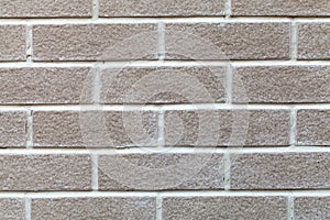 A white brick wall
