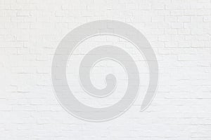 White brick wall. Abstract decoration wall texture and background. For wallpaper design and backdrop