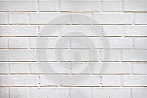 White brick wall background