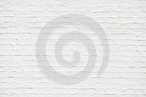 White brick wall background