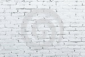 White brick wall background