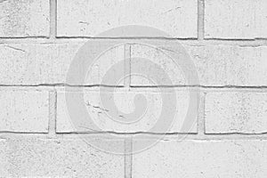 White brick wall background, gray texture. Abstract backgrounds. Grunge backdrop, architecture design. Textured surface